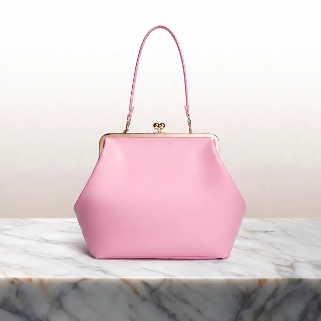 Cameron  Shell Bag - Color:Pink