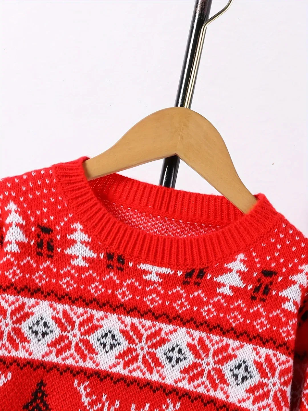 Men's Festive Christmas Sweater Red 4.webp
