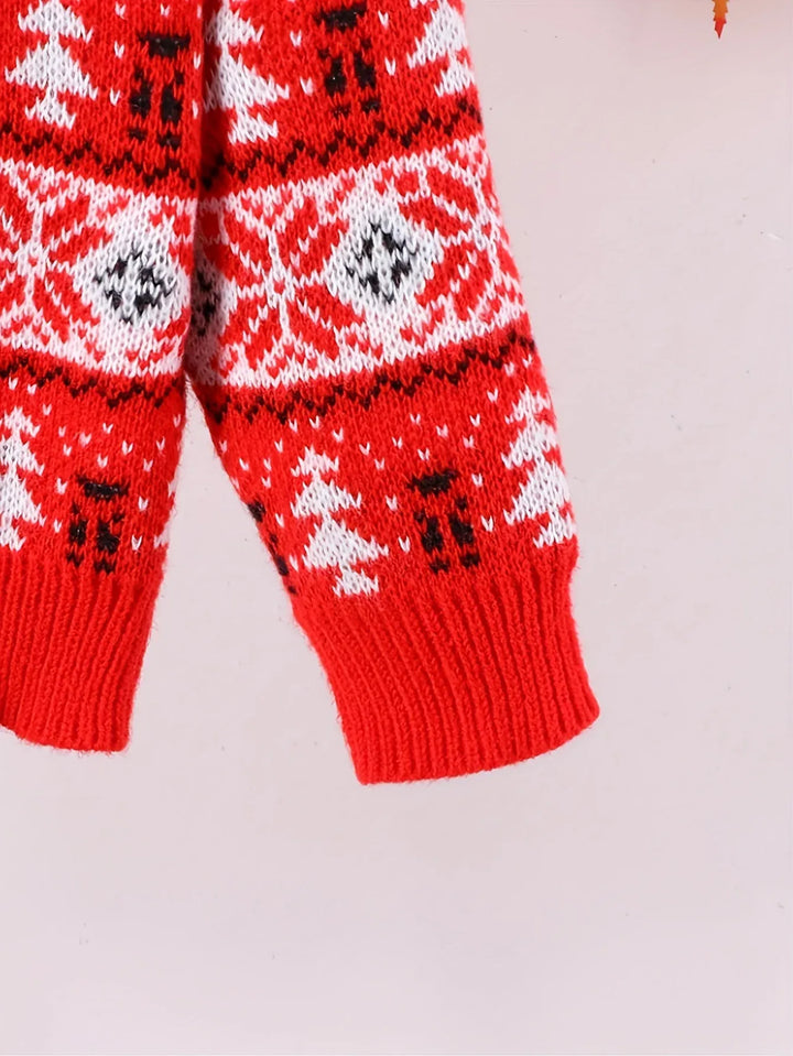 Men's Festive Christmas Sweater Red 5.webp