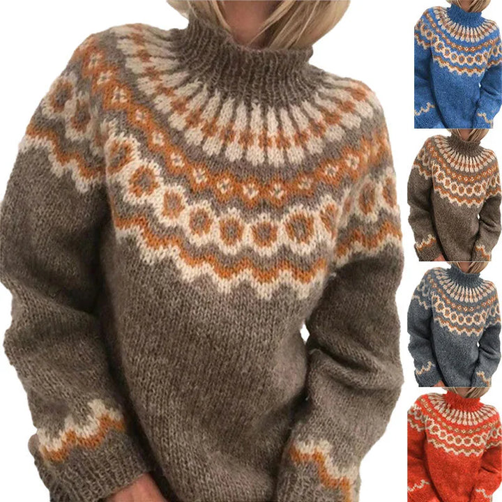 Women's Carolina | Women's Soft Striped Knit Sweater
