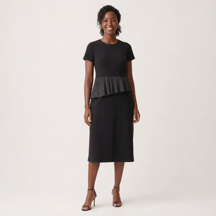 Casey Midi Dress - Color:Black;Size:M
