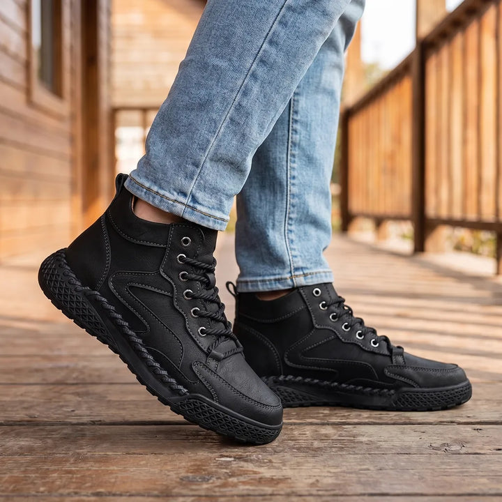 Men's Black Livia Low-Cut Loafers