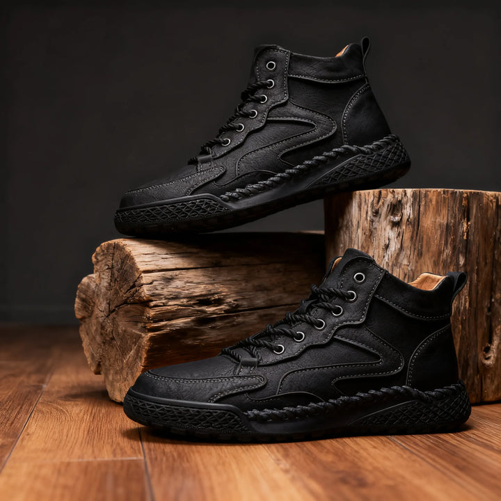 Casper | Mens Fall Hiking Boots - Color:Black;Size:38
