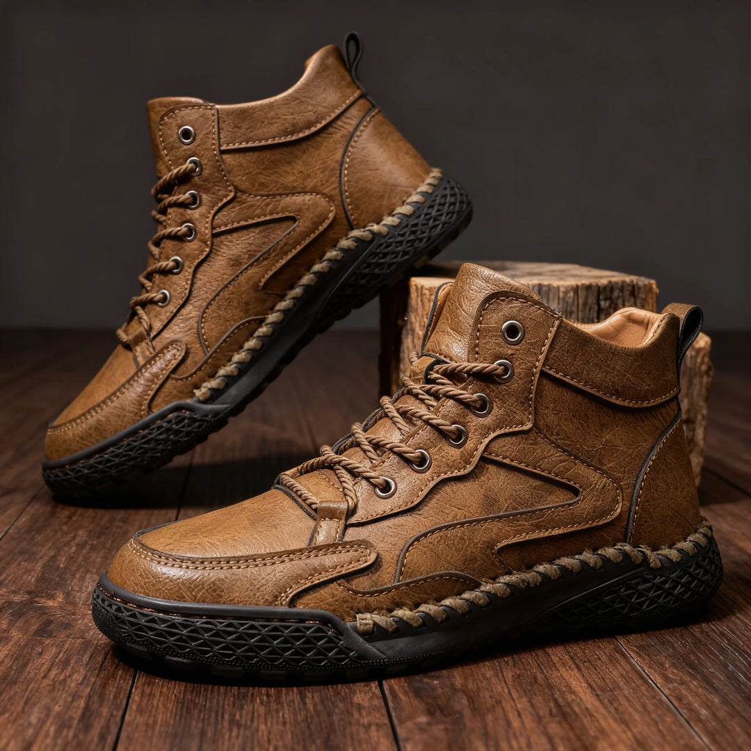 Casper | Mens Fall Hiking Boots - Color:Dark Brown;Size:38