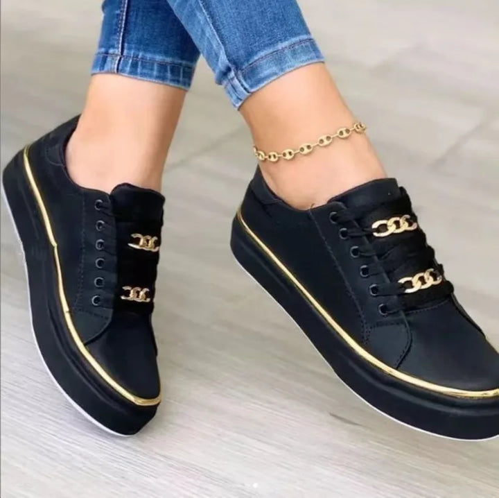 Cassidy Orthopedic Sneakers - Color:Black;Size:35