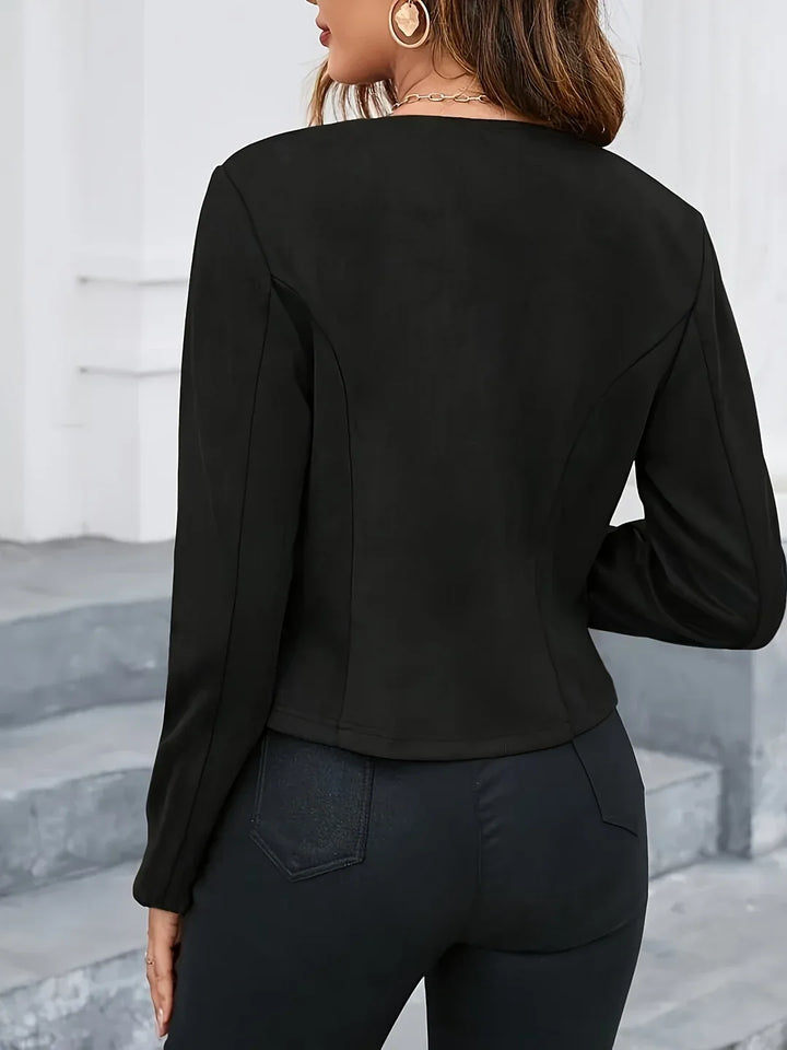 womens cropped jacket black1.webp