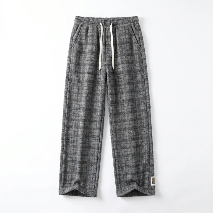 Chadwick Corduroy Wide-Leg Pants - Color:Gray;Size:S