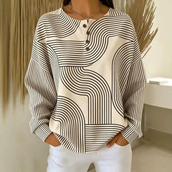 Charli | Women's Fall Maple Sweater - Color:Artistic;Size:XS
