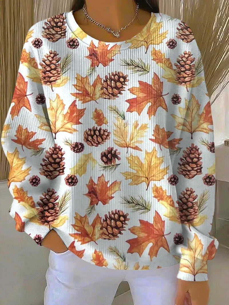 Charli | Women's Fall Maple Sweater - Color:Maple;Size:XS