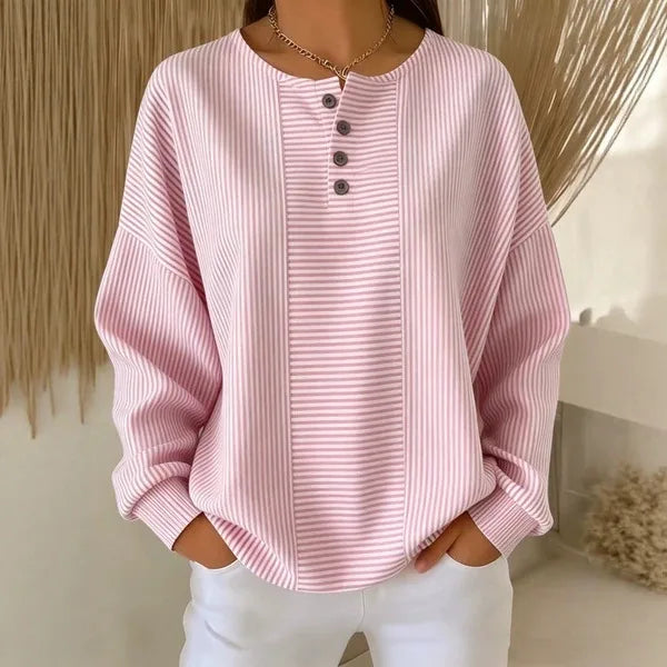 Charli | Women's Fall Maple Sweater - Color:Pink;Size:XS