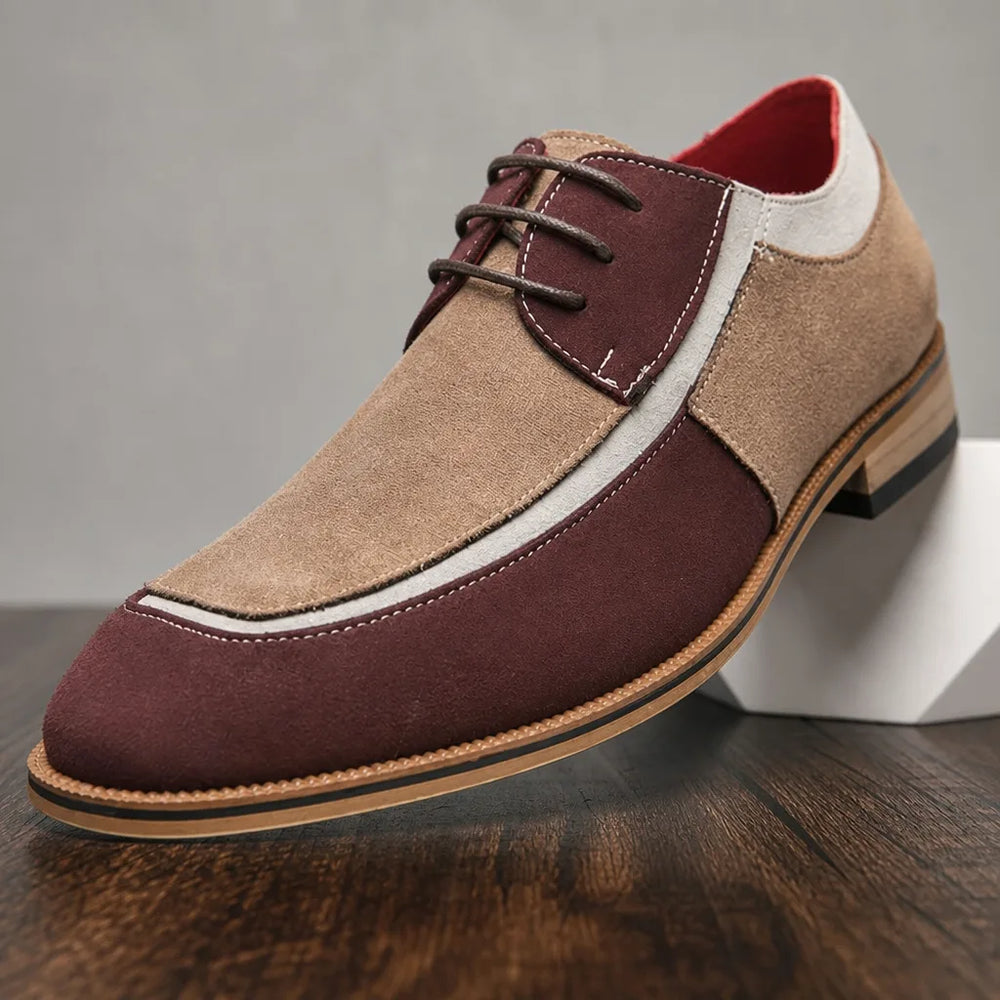 Men's Brown Maeve Colorblock Derbies
