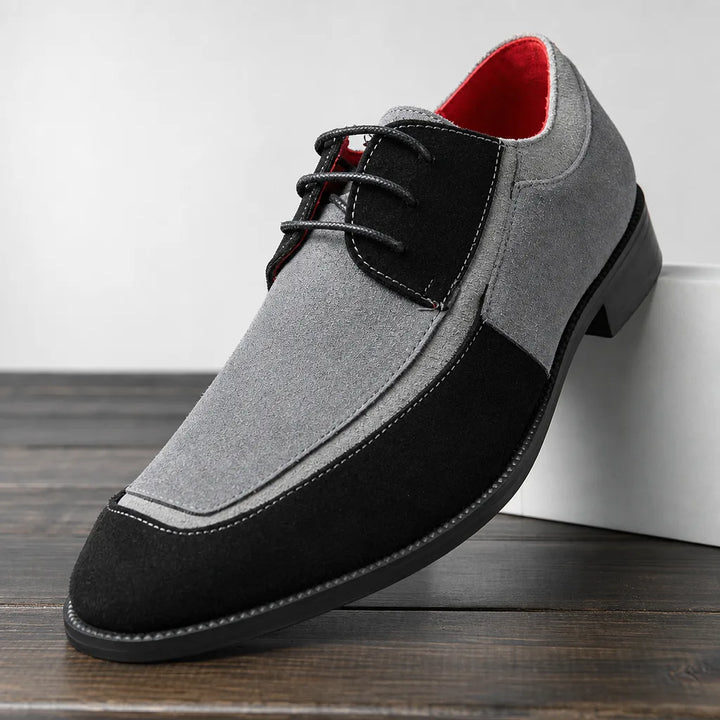 Men's Gray Maeve Colorblock Derbies