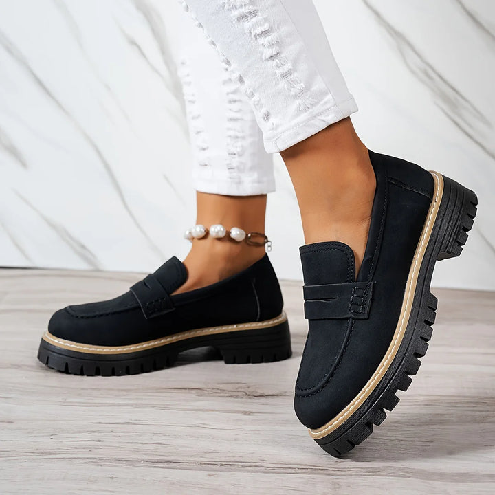 Cheney | Women's Premium Orthopedic Loafers - Color:Black;Size:36