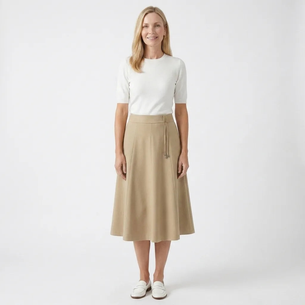 Women's Clara Pleated Midi Skirt