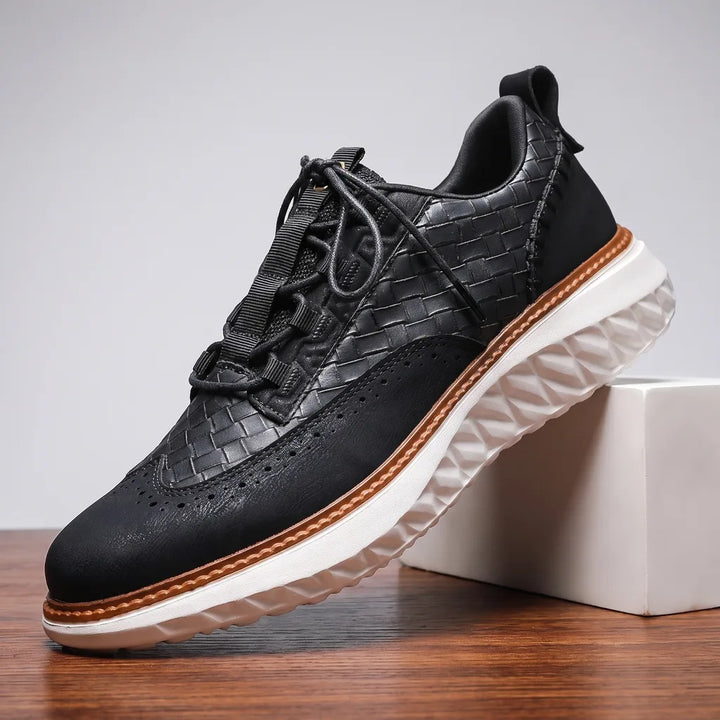 Men's Black Greenwood Breathable Sneakers