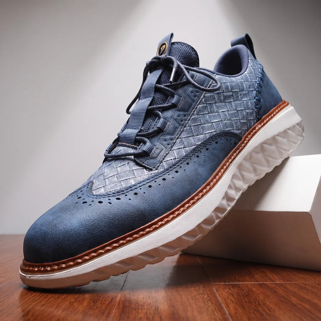 Men's Blue Greenwood Breathable Sneakers