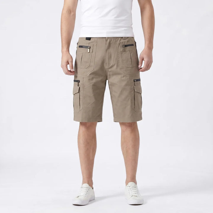 Men's Light Brown Gardner Cotton Cargo Shorts