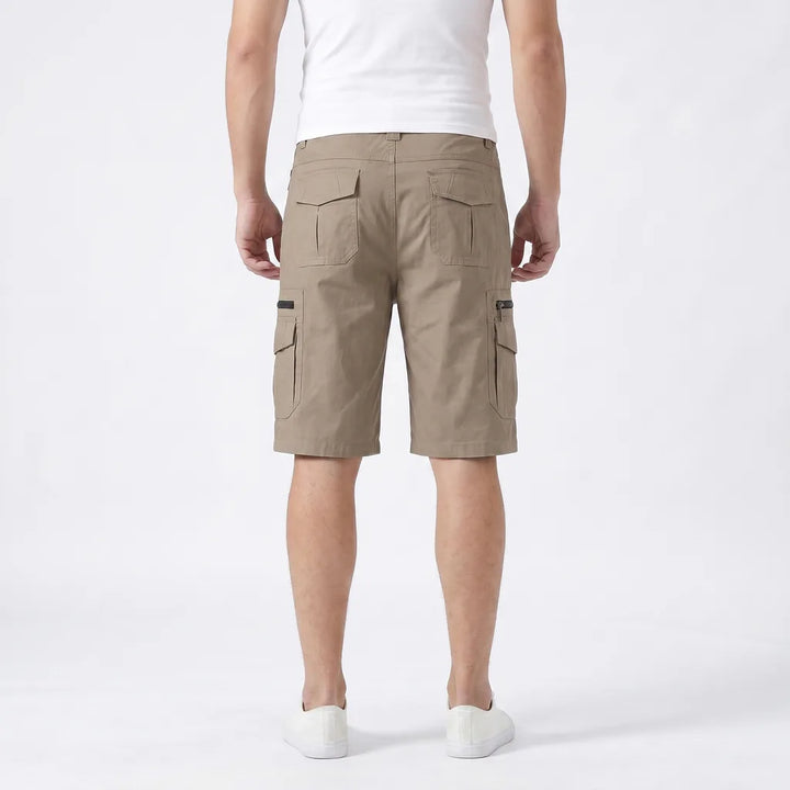 Men's Light Brown Gardner Cotton Cargo Shorts