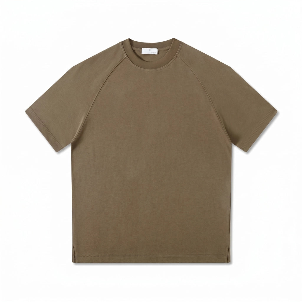 Colby Raglan T-Shirt - Color:Coffee;Size:S