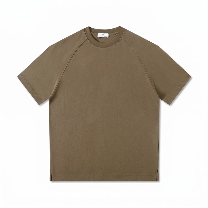 Colby Raglan T-Shirt - Color:Coffee;Size:S