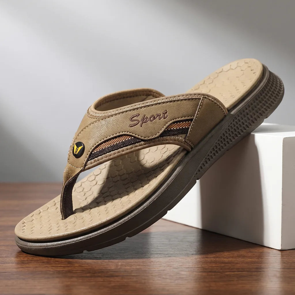 Men's 23367 Yellow Kerr Platform Flip Flops