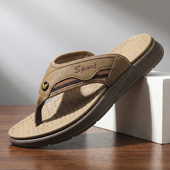 Men's 23367 Yellow Kerr Platform Flip Flops