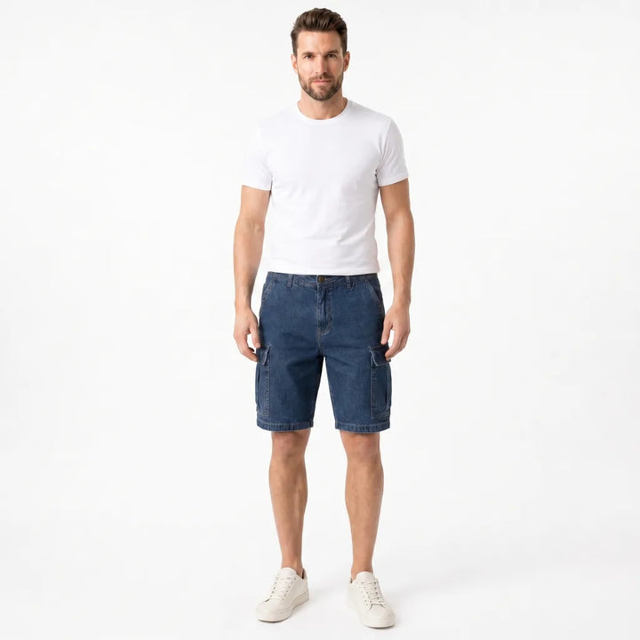 Conway Multi-Pocket Denim Shorts