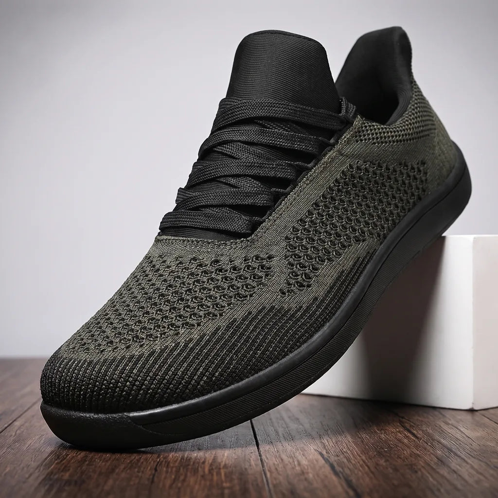 Men's Green Sloane Breathable Knit Sneakers