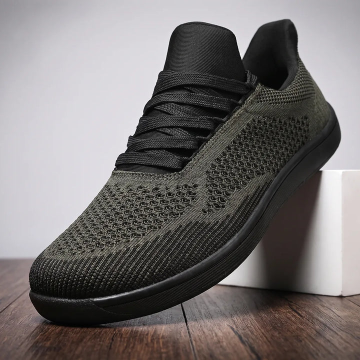 Men's Green Sloane Breathable Knit Sneakers