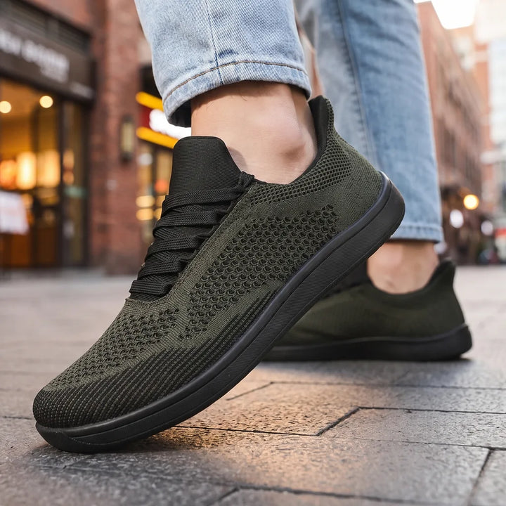 Men's Green Sloane Breathable Knit Sneakers