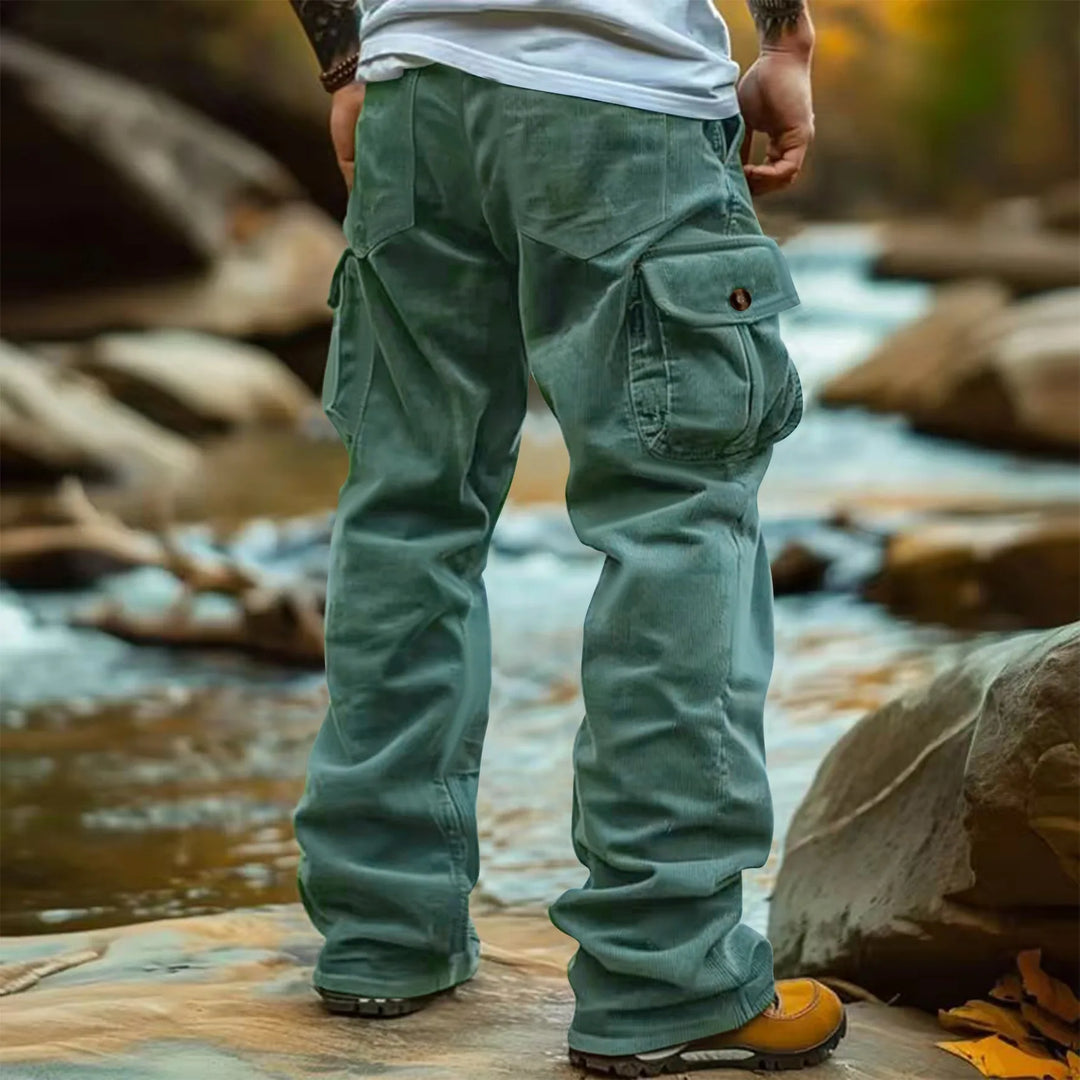 Men's Light Green Cooper | Men's Rugged Wide Leg Cargo Pants