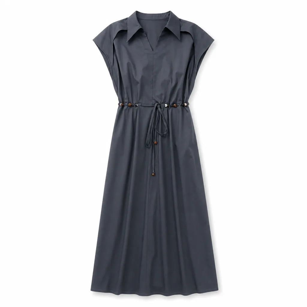 Corinna Summer Dress - Color:Gray;Size:S