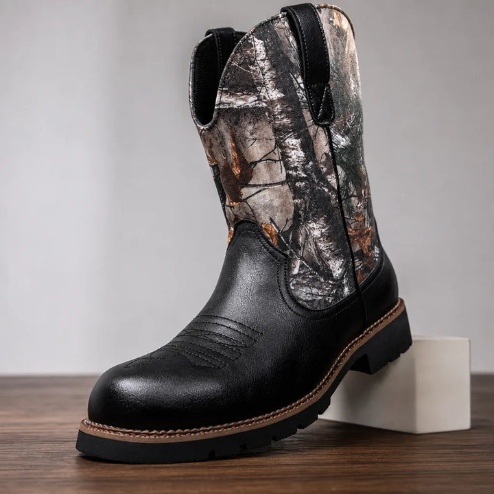 Men's Black Forsythe Western Rider Boots