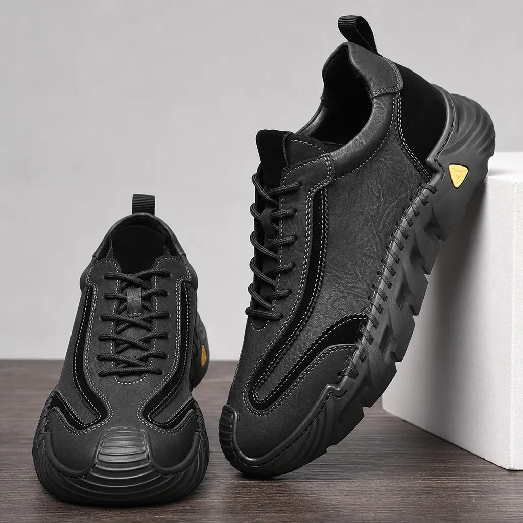 Cormac Walking Sneakers - Color:Black;Size:38