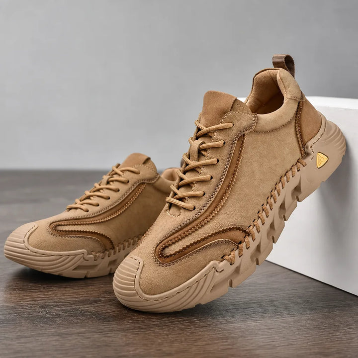 Cormac Walking Sneakers - Color:Brown;Size:38