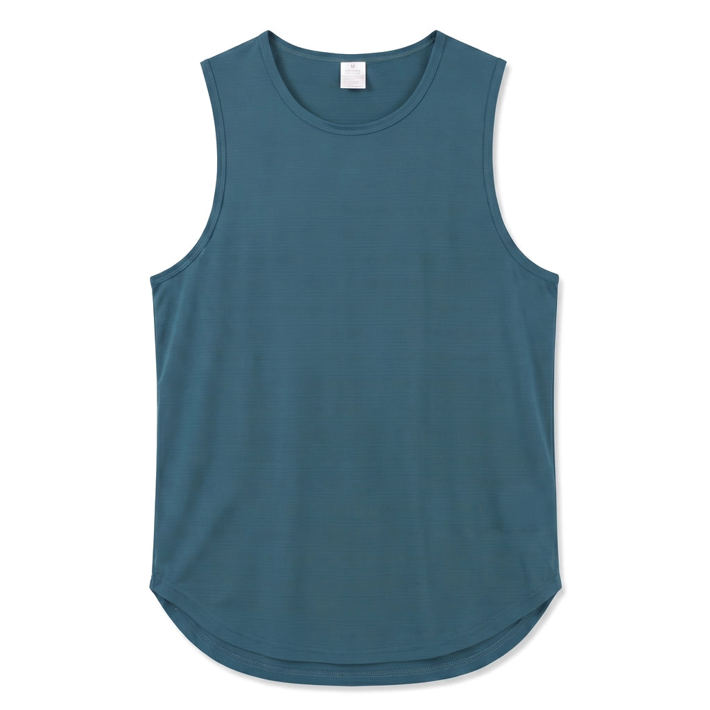 Cortland Air Mesh Tank - Color:Peacock Green;Size:XXS