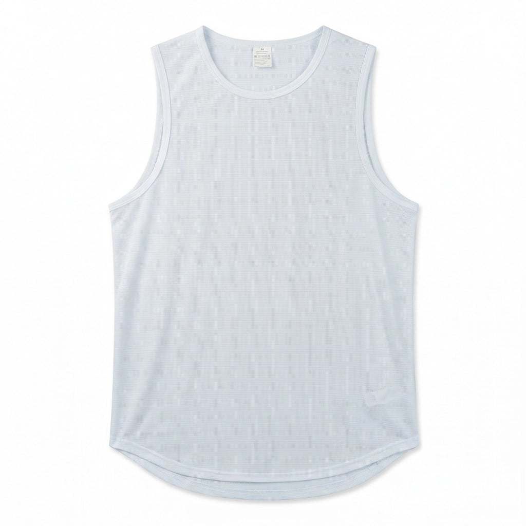 Cortland Air Mesh Tank - Color:White;Size:XXS