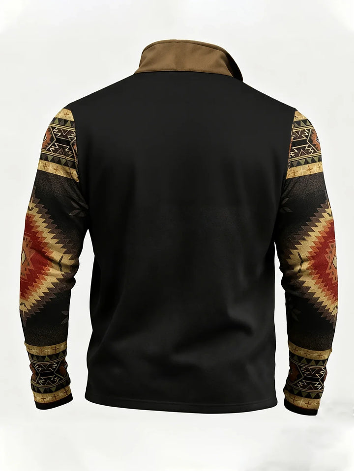 Men's Western Quarter-Zip Sweater.webp