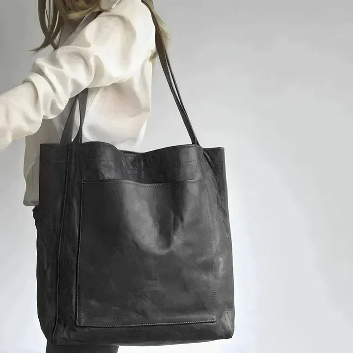 Cory | Women's classic Spacious Tote Bag  - Color:Black