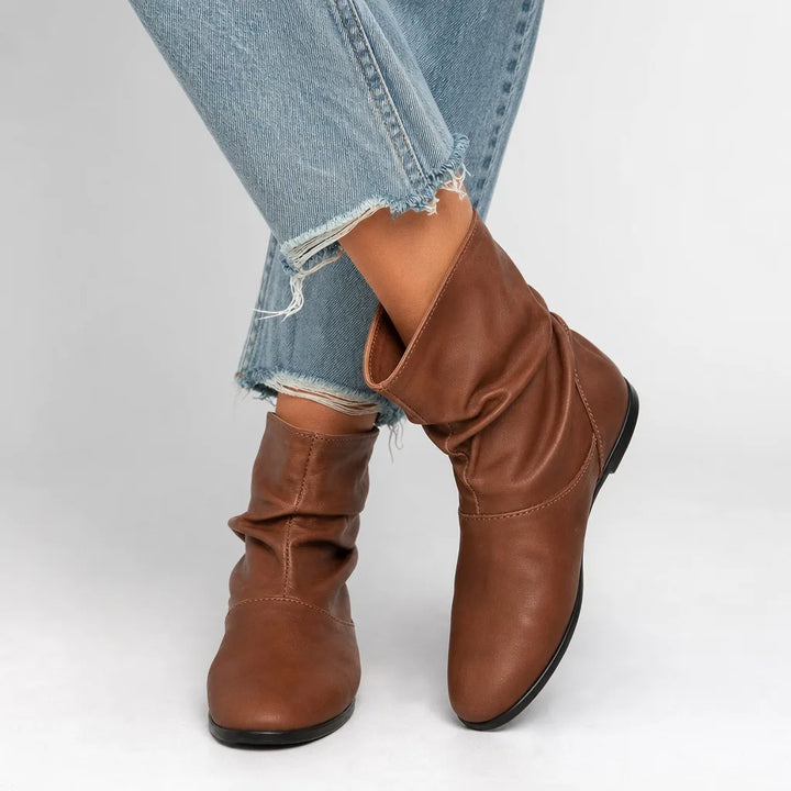 Cosima | Women's Fall Ankle Boots - Color:Brown;Size:36