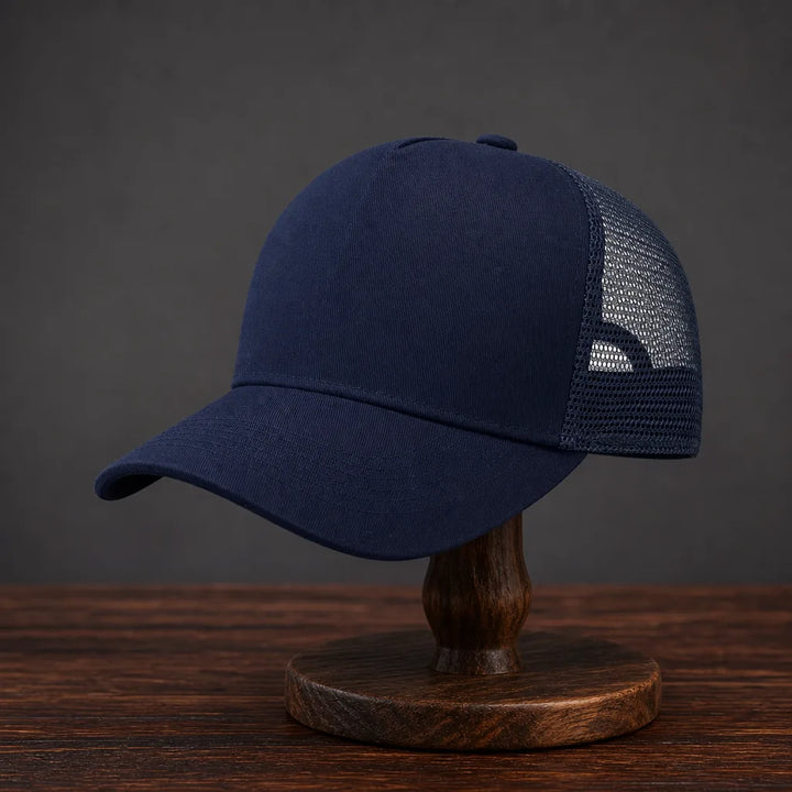 Cranston Mesh Trucker Cap - Color:Blue