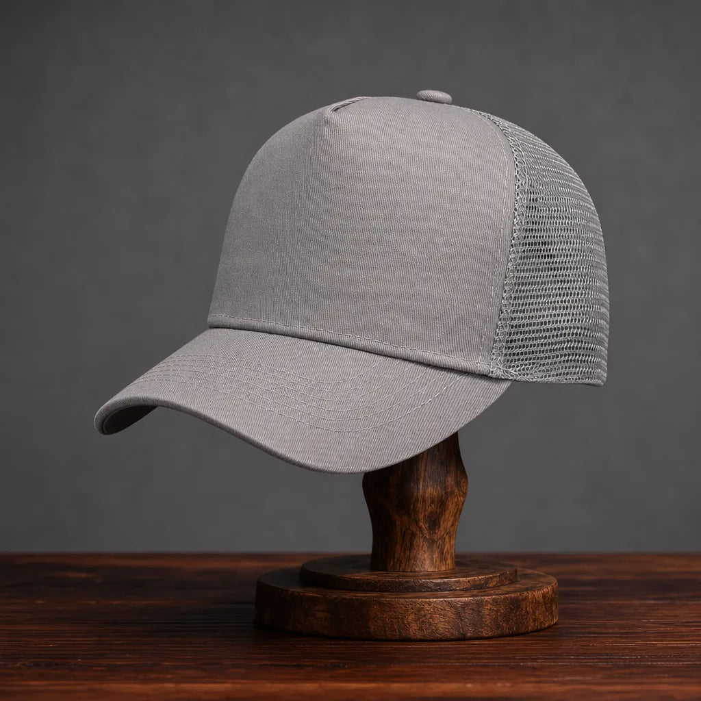 Cranston Mesh Trucker Cap - Color:Gray