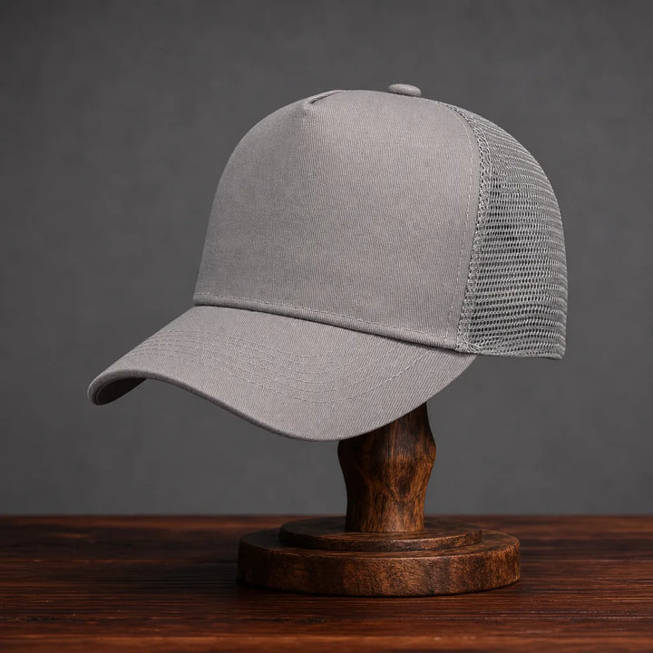 Cranston Mesh Trucker Cap - Color:Gray