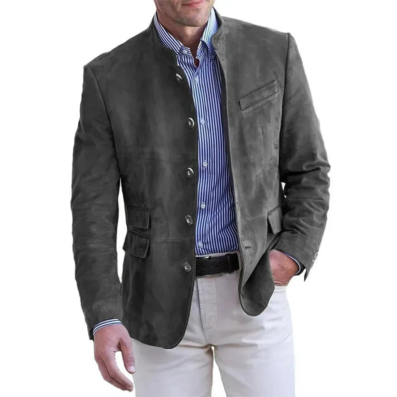 Currier | Men's Casual Modern Jacket - Color:Gray;Size:XS