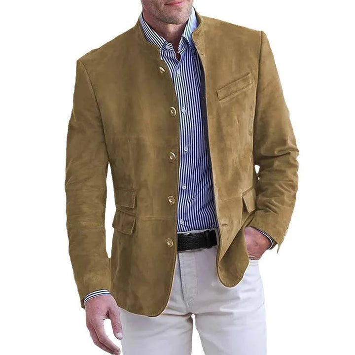 Currier | Men's Casual Modern Jacket - Color:Yellow;Size:XS