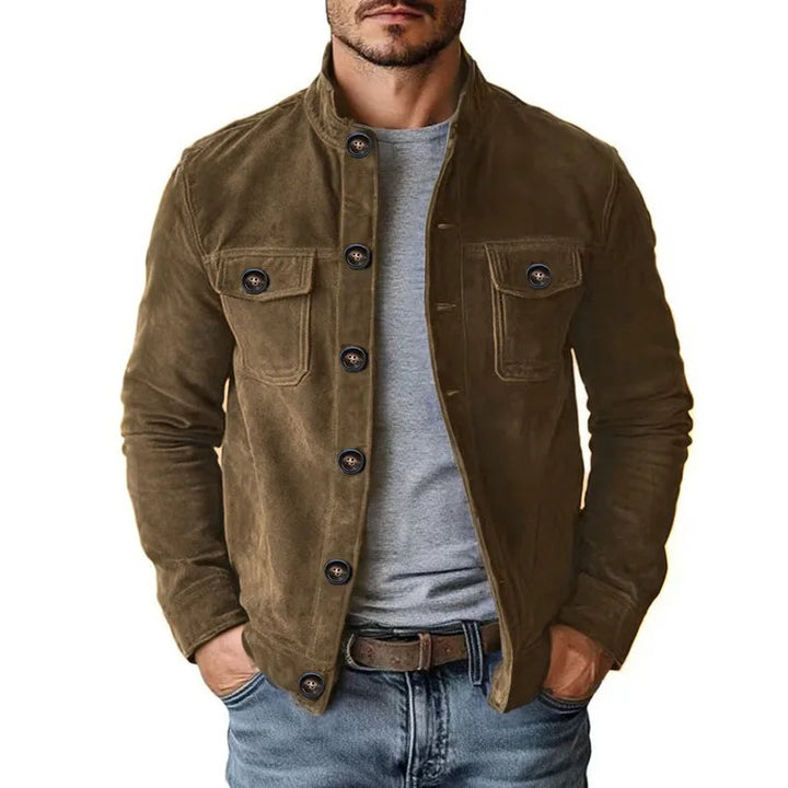 Dabney |  Men's Classic Jacket  - Color:Brown;Size:XS
