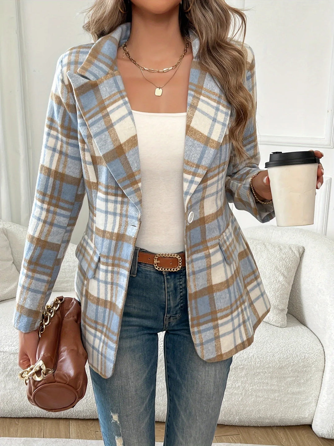 Women's Dakota | Women's Plaid Flannel Blazer