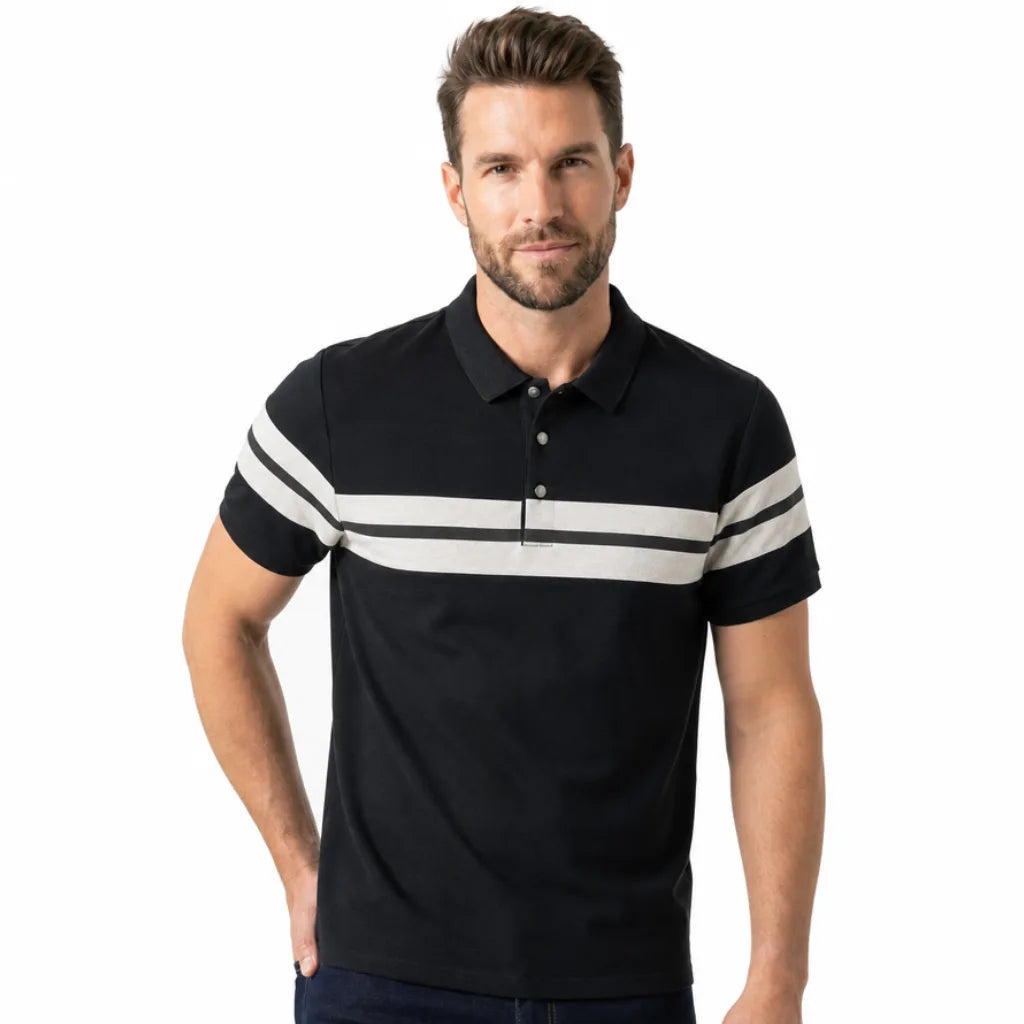 Men's Desmond Colorblock Polo Shirt