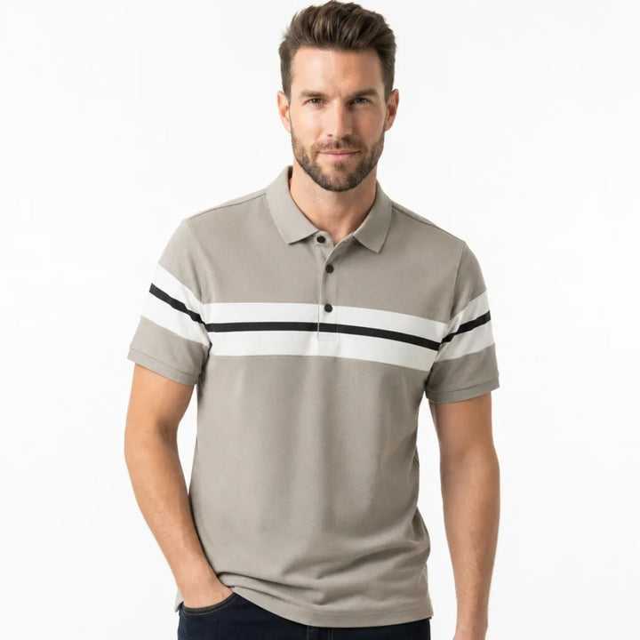 Men's Desmond Colorblock Polo Shirt