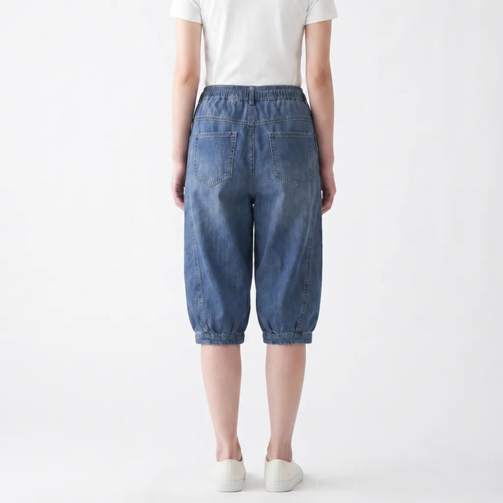 Cooke Denim Harem Shorts